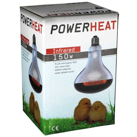wees onder de indruk munt Gehuurd Warmtelamp Powerheat 150w infraroodlicht voor warmte voor dieren!