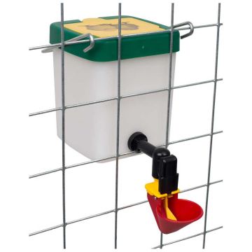 Drinkfles 0,5L met Drinkcup Klein ROOD