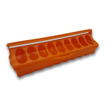 Kuikenvoerbak 30cm met Anti Loopstok 