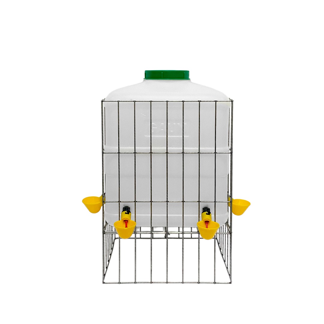 Pluimveedrinkbak 20L met Cups Pluimveedrinkbak 20L met Cups